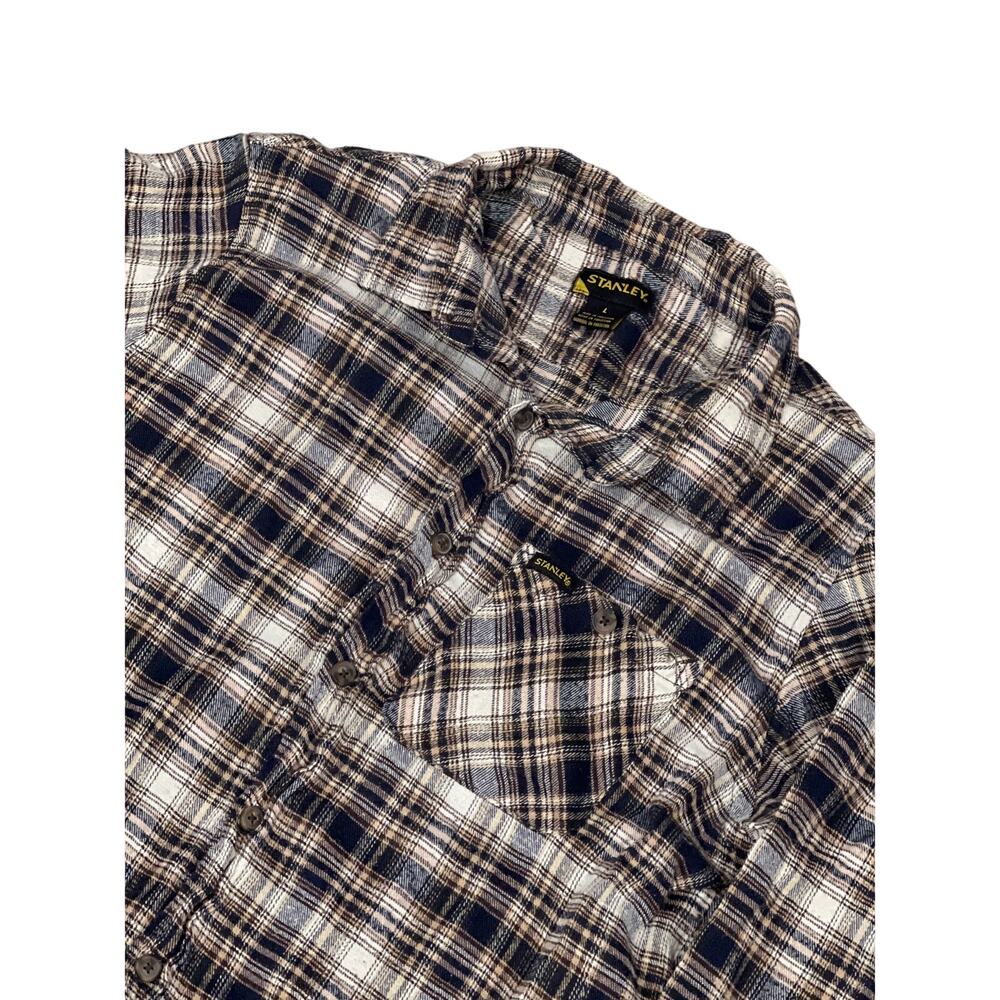 Vintage Stanley, Light Flannel, Cotton Blend, Size L, 1190E